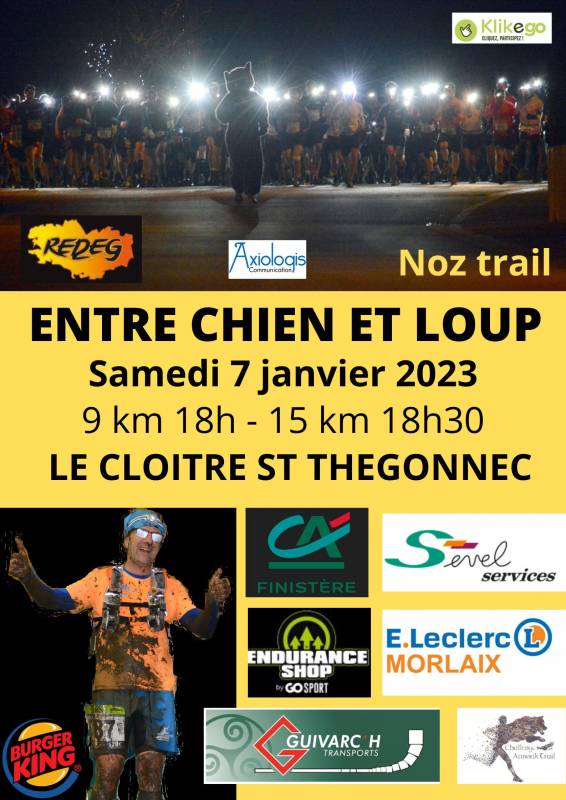 Trail "Entre chien et loup" St Thégonnec - 2023