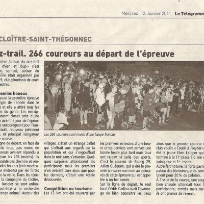 Le Telegramme Du 12.01.11