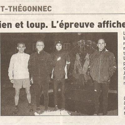 Entre Chien Et Loup 2012 Le Telegramme Du 07.01.12 Pages Locales